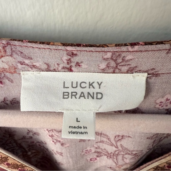 Lucky Brand | Floral Bohemian Boho Western Dress - Picture 5 of 9